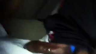 Big Black Cock Blowjob in a Car