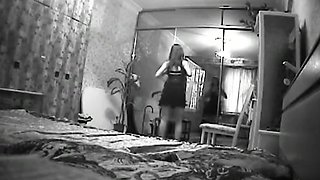 Naked stepmother (intimate voyeur home footage)