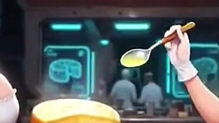 Funny Cook Video, Ai Animation