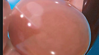 Fat Ass Fortnite Slut Getting Her Tight Oiled up Pussy Fucked