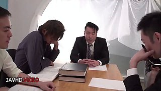 Naughty JAV Stunner Rina Mayuzumi Ignites Office Passion After Long Day