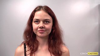 Czech Beauty Teases in Sultry Casting Audition Heat