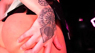 Tight sweet clit and ass solo toy fun