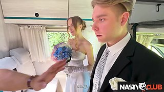 Nasty Club - Horny babe Polly Yangs agrees to fuck me before marriage ceremony