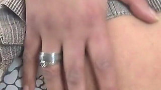 Blonde Mature Lady Masturbates in the Livingroom During the Day