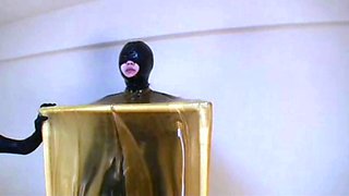 Amateur blondie solo anal masturbation