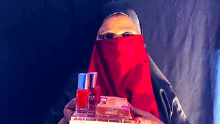 Desi Hijab Big Milk Sales Girl Leashed