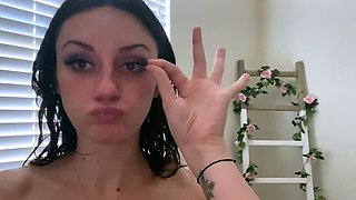 Sexy Emo Teen Dildoing And Foot Fetish