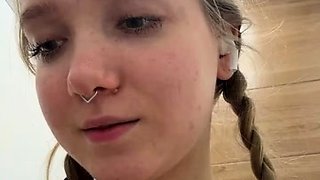 Bambi_Lu masturbating in public toilet
