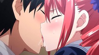 Anal Beads Fuck for Redhead Step Sister - Young Hentai Whore Gets Licked