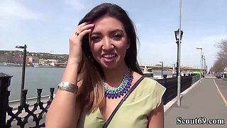 German Skinny Teen Frida Sante Takes Big Cock Anal Pounding in Fake Model Casting