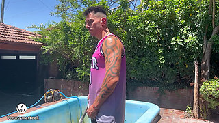 I Went to Clean Her Pool and Fucked Her While Her Husband Wasn't There