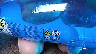 Sex with Inflatable and Pregnant Girl