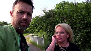 Sexy tattooed MILF smashed indoor and outdoor