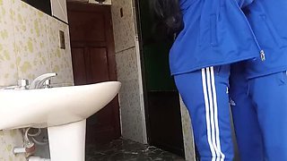 Hot Latina Student Astrid Cute Fucks in School Bathroom - Big Ass Teen in Uniform