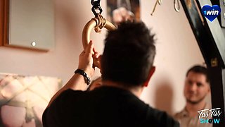 Submissive Laura Quest got Tied Up & Fucked Hard in a BDSM Dungeon  Sapanking Lesson