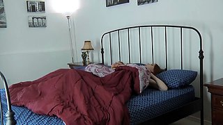 Small titted teen redhead sucking and fucking some dude