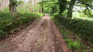 I witness a chick cycling in the forest and when I go to pee she helps me by providing me a oral in public