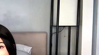 Close up teen foot worship