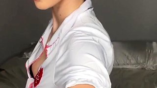 Littlepolishangel Naughty Nurse Dildo Fuck JOI Onlyfans