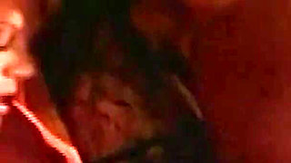 A Couple Is Watching Their Gorgeous Maid Having Wild Passionate Sex with a Black Guy.