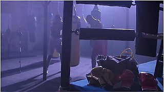 Brunette Riley Reid Gets Dpd By Two Bulls