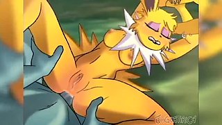 Hot Eeveelution Hentai Compilation - Jaguatiric4 Fucks in Anal & Doggystyle