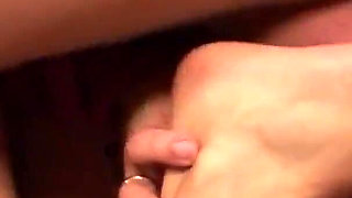 Footjob and eager sex for Jasmine Rouge with a final cumshot on top of her feet