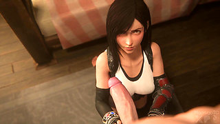 Tifa Lockhart Sex Creampie: Final Fantasy 3D Hentai Porn