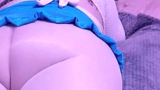 Whats Under Blue Skirt?