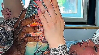 BBC Bull Dre Strong Breeds His White Slut