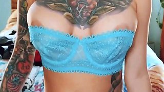 Great Big Boobs On Masturbating Redhead