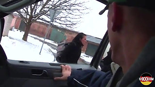Girl Gets Picked up for Some Hot Action in a Van