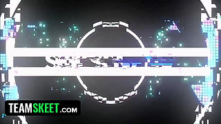 Shes new - Sexy teen with big natural tits records herself on camera as she plays with her pussy