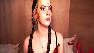Pregnant Redhead Webcam Masturbation