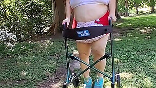BBW Nurse Vicki Is Taking a Stroll in Her Hello Kitty Bathing Suit a Bikini! What Else Does She Do!