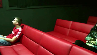 This French Babe Got Big Load of Cum in Cinema