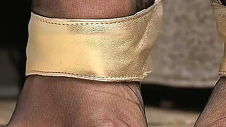 Seamed Nylon Feet & Extreme Heels