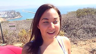 Likes To Cradle The Balls As She Sucks Cock With Jovan Jordan, Amara Romani And Mike Hunt