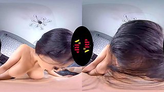 Babe finger and fucked her hole: Blowjob, Cowgirl  Vr VR Porn