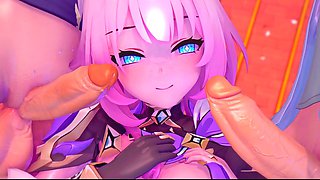 Honkai star rail, hentai uncensored, genshin impact