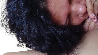 Milk bride milking my cock, deep throat