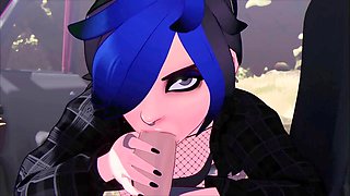 Sub sandwich fun with girls feeding the subway monster