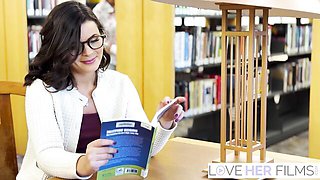 Impressive Dharma Jones at foot goddess video