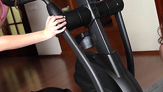 Using Stepdaughter in Fitness Classas with Stepmom - Slutty Girls Fucked- Stepmom Won't Catch!