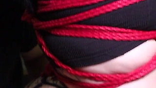 Submissive Woman Tied up and Fucked in an Abandoned Factory