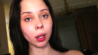 A hot wife is a real slut when cheating on her husband with a bigger cock