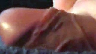 Amateur Masturbates With Towel