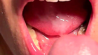 Swallowing Some Cum and Showing My Goods