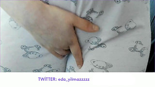 Cameltoe- Masturbate with Pajama- Rubbing Pussy with Pajama